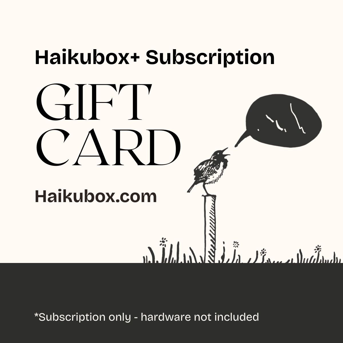 Subscription Gift Card