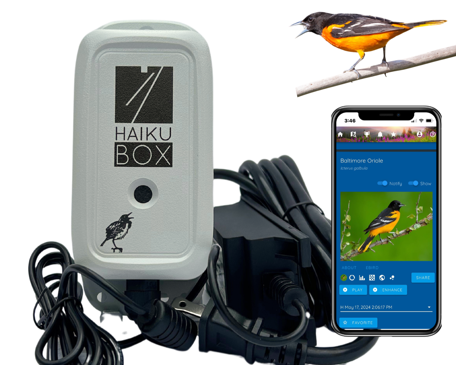 Image of Haikubox and app
