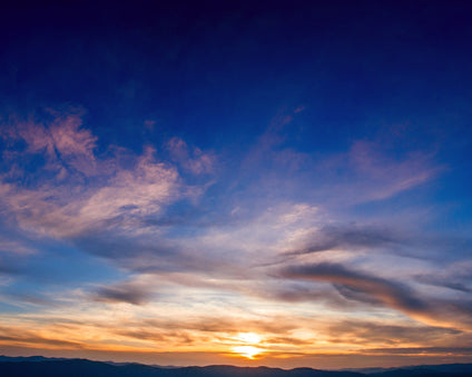 Sky at dusk
