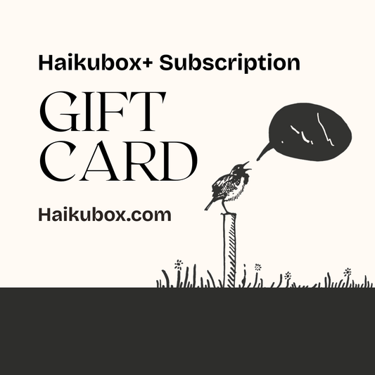 Haikubox+ Subscription Gift Card