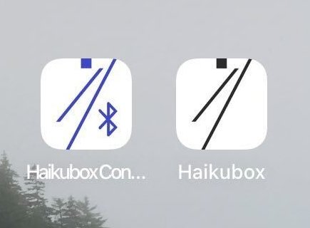 Haikubox mobile device icons